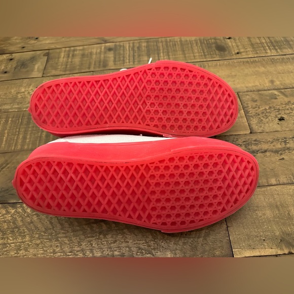 Vans Old Skool Platform Stac Sneakers In Hot Pink/Cream - Unisex M 8.5/ W 10 - Picture 11 of 11